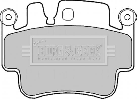 Borg & Beck BBP2202 - Bremžu uzliku kompl., Disku bremzes www.autospares.lv