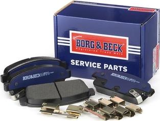 Borg & Beck BBP2214 - Bremžu uzliku kompl., Disku bremzes autospares.lv