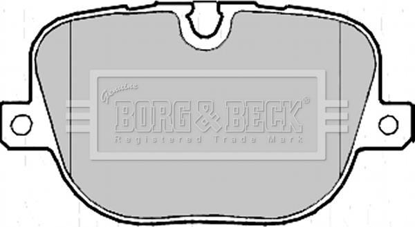 Borg & Beck BBP2215 - Bremžu uzliku kompl., Disku bremzes www.autospares.lv