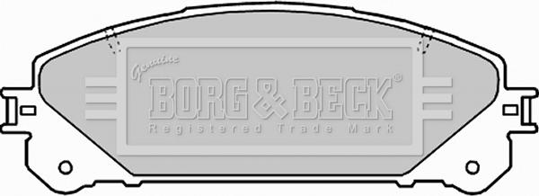 Borg & Beck BBP2289 - Bremžu uzliku kompl., Disku bremzes www.autospares.lv