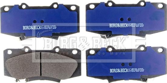 Borg & Beck BBP2286 - Brake Pad Set, disc brake www.autospares.lv