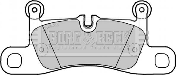 Borg & Beck BBP2280 - Bremžu uzliku kompl., Disku bremzes www.autospares.lv