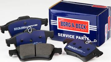 Borg & Beck BBP2288 - Тормозные колодки, дисковые, комплект www.autospares.lv