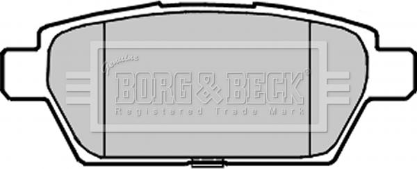 Borg & Beck BBP2239 - Bremžu uzliku kompl., Disku bremzes www.autospares.lv