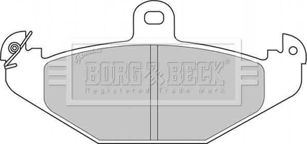 Borg & Beck BBP2234 - Bremžu uzliku kompl., Disku bremzes www.autospares.lv