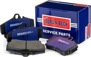 Borg & Beck BBP2235 - Тормозные колодки, дисковые, комплект www.autospares.lv