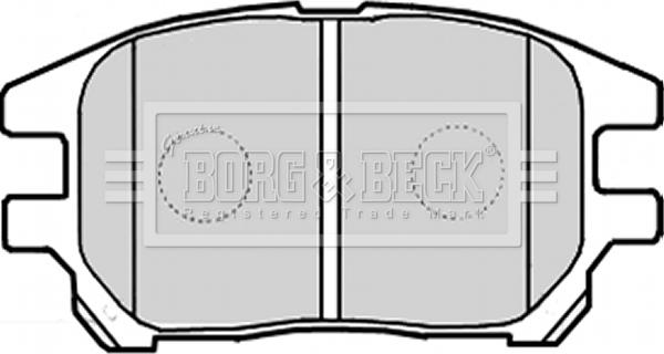 Borg & Beck BBP2231 - Bremžu uzliku kompl., Disku bremzes www.autospares.lv