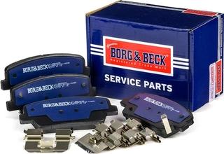 Borg & Beck BBP2238 - Bremžu uzliku kompl., Disku bremzes www.autospares.lv