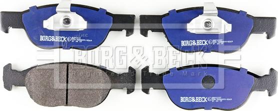 Borg & Beck BBP2237 - Bremžu uzliku kompl., Disku bremzes www.autospares.lv