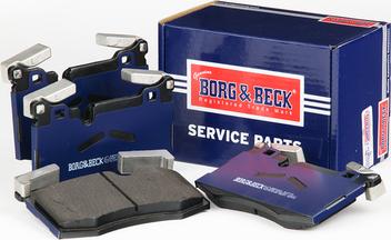 Borg & Beck BBP2221 - Bremžu uzliku kompl., Disku bremzes www.autospares.lv