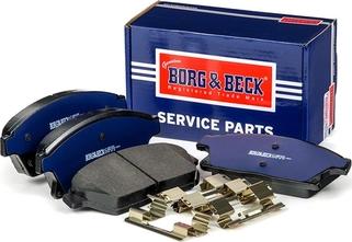 Borg & Beck BBP2228 - Bremžu uzliku kompl., Disku bremzes www.autospares.lv