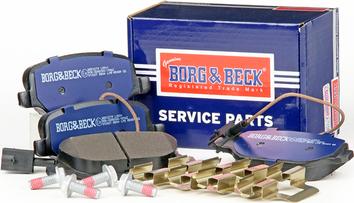 Borg & Beck BBP2279 - Bremžu uzliku kompl., Disku bremzes www.autospares.lv