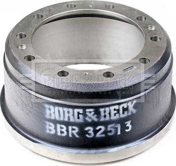 Borg & Beck BBR32513 - Bremžu trumulis www.autospares.lv