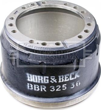 Borg & Beck BBR32536 - Brake Drum www.autospares.lv