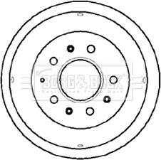 Borg & Beck BBR7031 - Bremžu trumulis autospares.lv