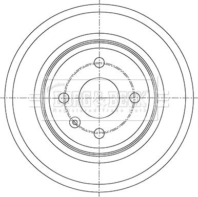 Borg & Beck BBR7264 - Bremžu trumulis www.autospares.lv