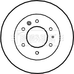 Borg & Beck BBR7239 - Тормозной барабан www.autospares.lv