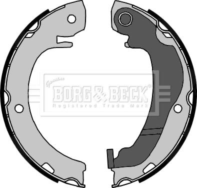 Borg & Beck BBS6443 - Bremžu loku kompl., Stāvbremze www.autospares.lv