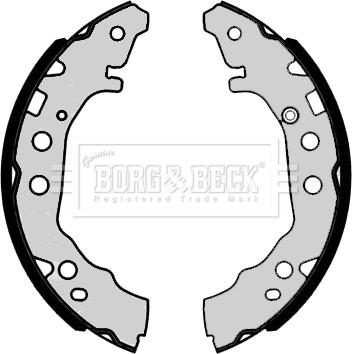 Borg & Beck BBS6454 - Bremžu loku komplekts www.autospares.lv