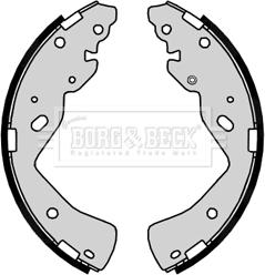 Borg & Beck BBS6453 - Bremžu loku komplekts www.autospares.lv