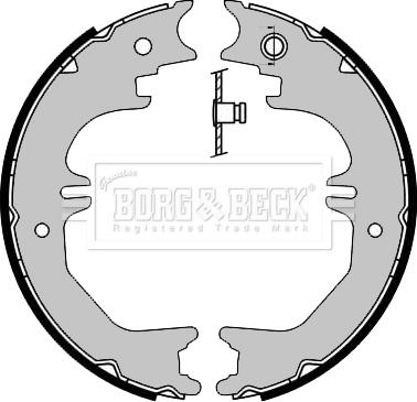 Borg & Beck BBS6461 - Bremžu loku kompl., Stāvbremze www.autospares.lv