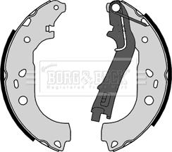 Borg & Beck BBS6439 - Brake Shoe Set www.autospares.lv