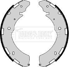 Borg & Beck BBS6435 - Bremžu loku komplekts www.autospares.lv