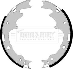 Borg & Beck BBS6472 - Bremžu loku komplekts www.autospares.lv