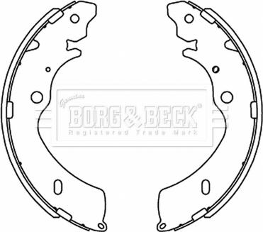 Borg & Beck BBS6505 - Bremžu loku komplekts autospares.lv