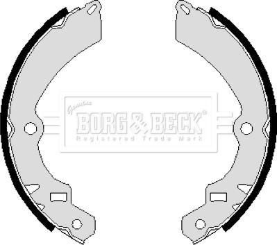 Borg & Beck BBS6046 - Bremžu loku komplekts www.autospares.lv