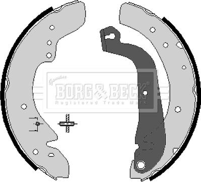 Borg & Beck BBS6059 - Bremžu loku komplekts www.autospares.lv