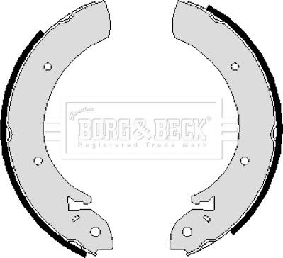 Borg & Beck BBS6055 - Bremžu loku komplekts autospares.lv