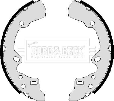 Borg & Beck BBS6063 - Bremžu loku komplekts www.autospares.lv