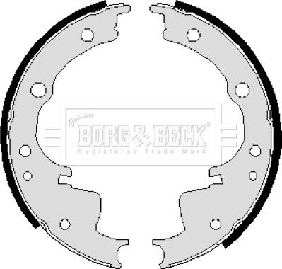 Borg & Beck BBS6013 - Bremžu loku komplekts www.autospares.lv