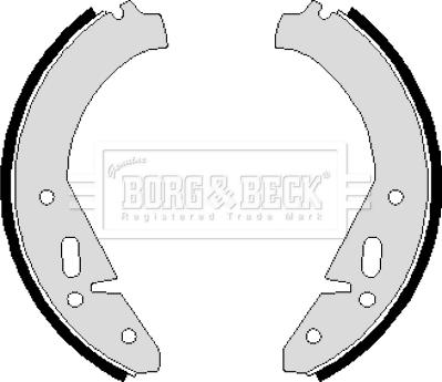 Borg & Beck BBS6081 - Bremžu loku komplekts www.autospares.lv