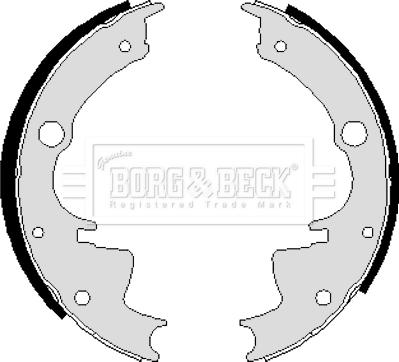 Borg & Beck BBS6021 - Bremžu loku komplekts www.autospares.lv