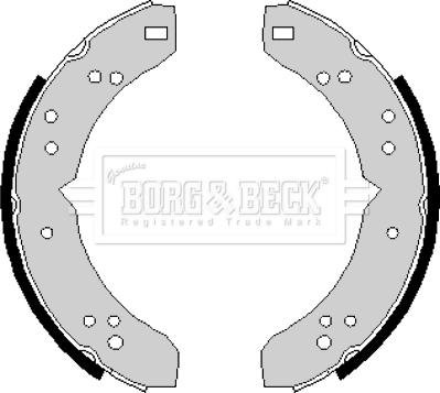 Borg & Beck BBS6150 - Bremžu loku komplekts autospares.lv