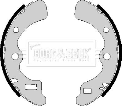 Borg & Beck BBS6169 - Bremžu loku komplekts www.autospares.lv