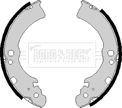 Borg & Beck BBS6168 - Bremžu loku komplekts www.autospares.lv