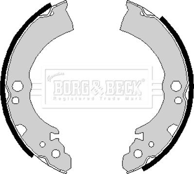 Borg & Beck BBS6163 - Bremžu loku komplekts autospares.lv