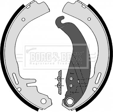 Borg & Beck BBS6110 - Bremžu loku komplekts autospares.lv