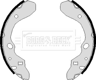 Borg & Beck BBS6112 - Bremžu loku komplekts www.autospares.lv