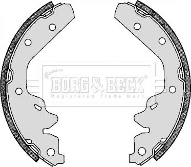 Borg & Beck BBS6188 - Bremžu loku komplekts www.autospares.lv