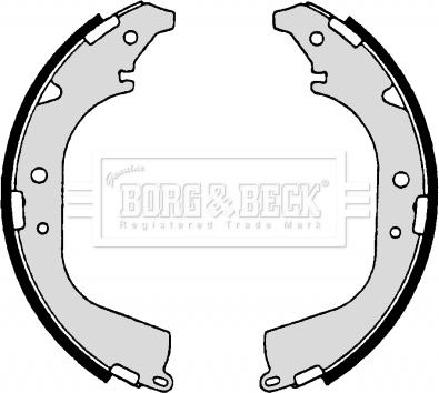 Borg & Beck BBS6182 - Bremžu loku komplekts www.autospares.lv