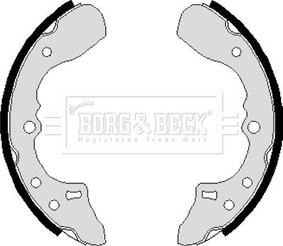 Borg & Beck BBS6120 - Bremžu loku komplekts www.autospares.lv