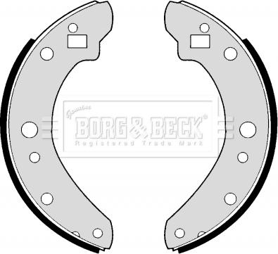 Borg & Beck BBS6174 - Brake Shoe Set www.autospares.lv