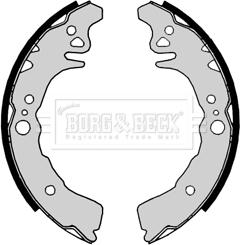 Borg & Beck BBS6390 - Комплект тормозных колодок, барабанные www.autospares.lv