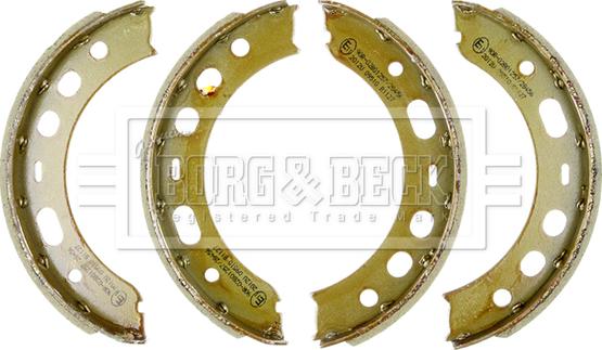 Borg & Beck BBS6392 - Bremžu loku kompl., Stāvbremze www.autospares.lv