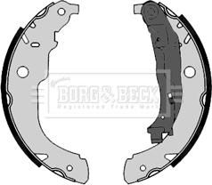 Borg & Beck BBS6366 - Brake Shoe Set www.autospares.lv