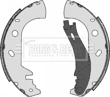 Borg & Beck BBS6301 - Bremžu loku komplekts autospares.lv